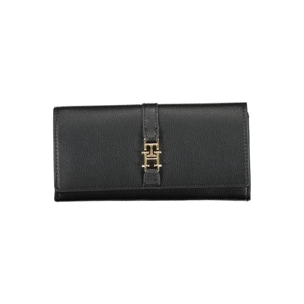 Tommy Hilfiger Black Polyethylene Wallet TO-16779