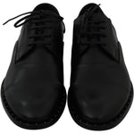 Dolce & Gabbana Black Leather Derby Formal Shoes MV2328-39