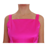 Dolce & Gabbana Pink Silk Long Sheath Ball Gown Dress NOC10150-1