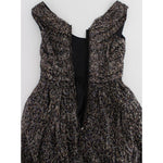 Dolce & Gabbana Dark Silk Shift Gown Full Length Dress NOC10154-1