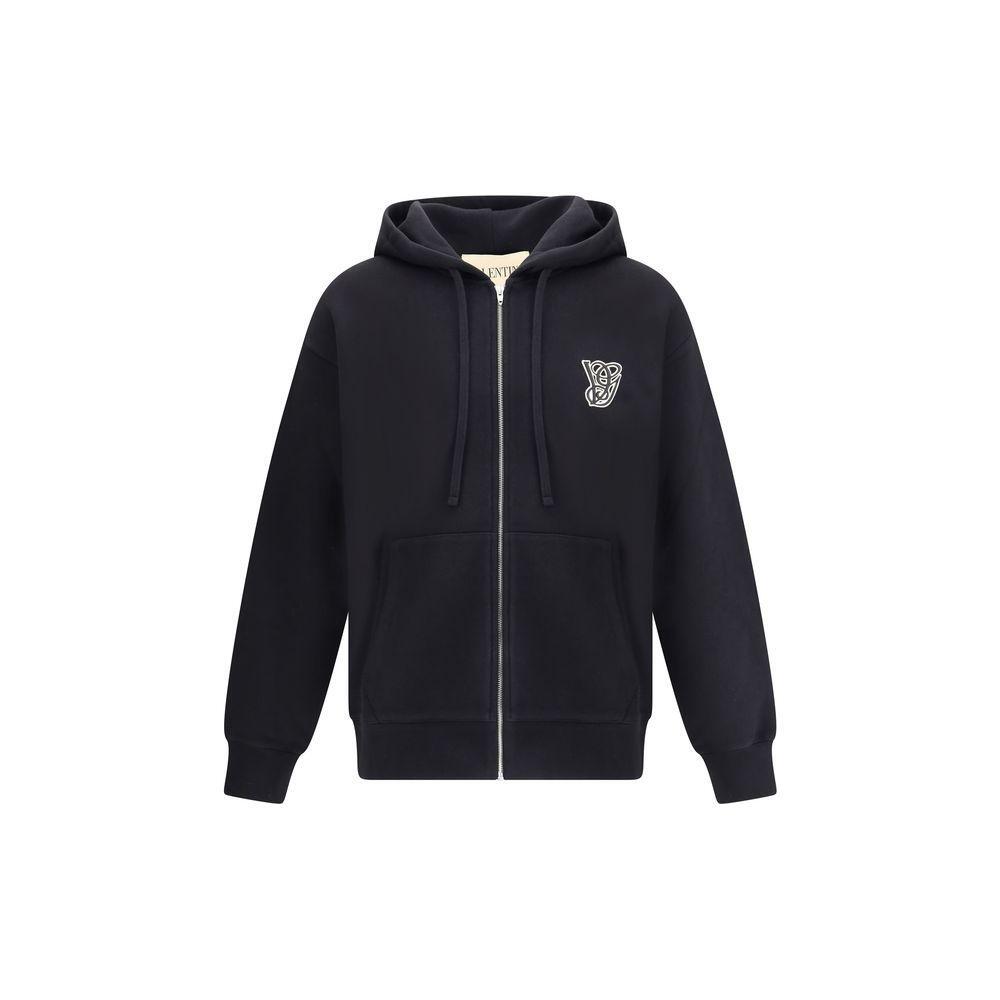 Valentino Logoed Hoodie VA-7V3MF29PB360NO-L