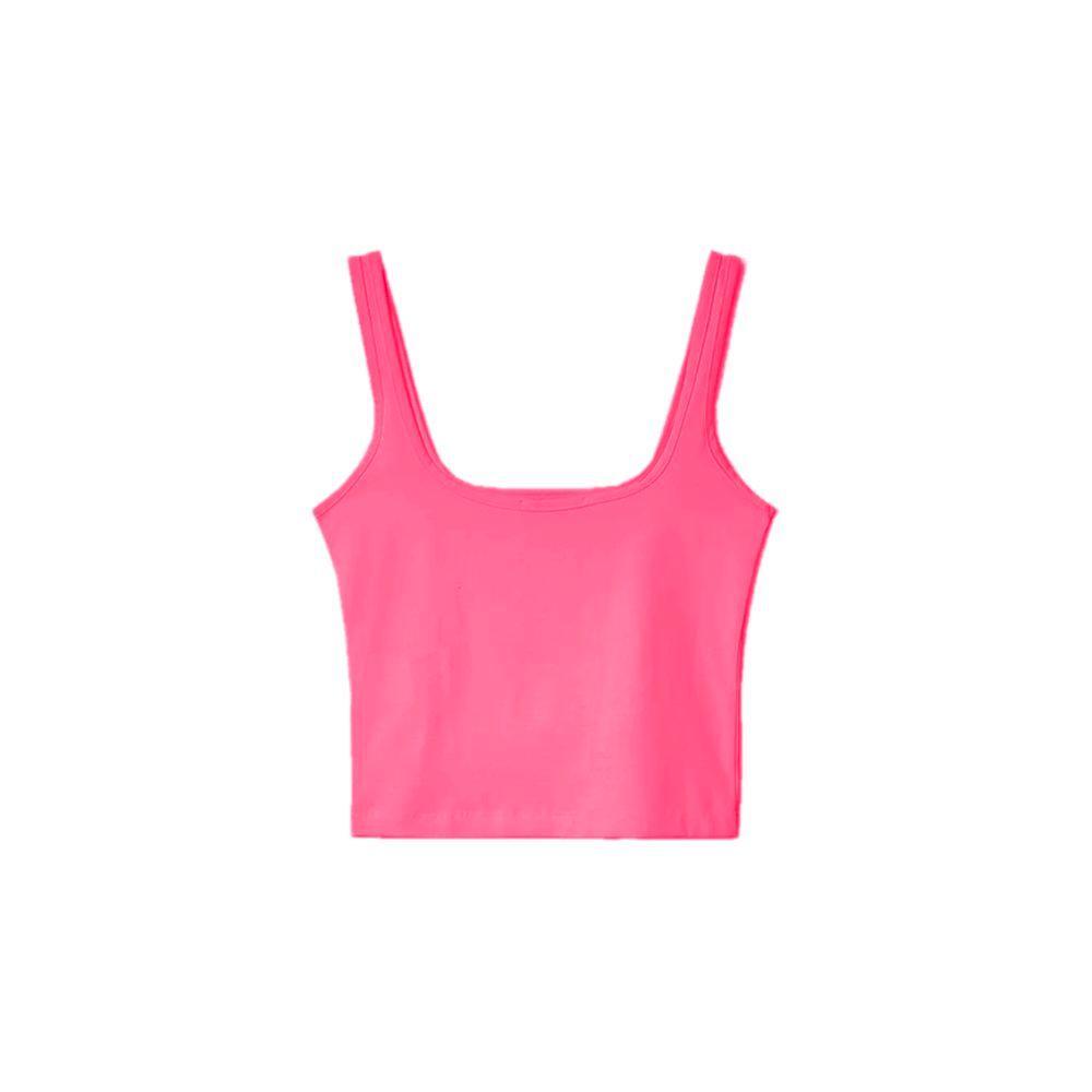 Hinnominate Fuchsia Cotton Tops & T-Shirt HI-15605-XS