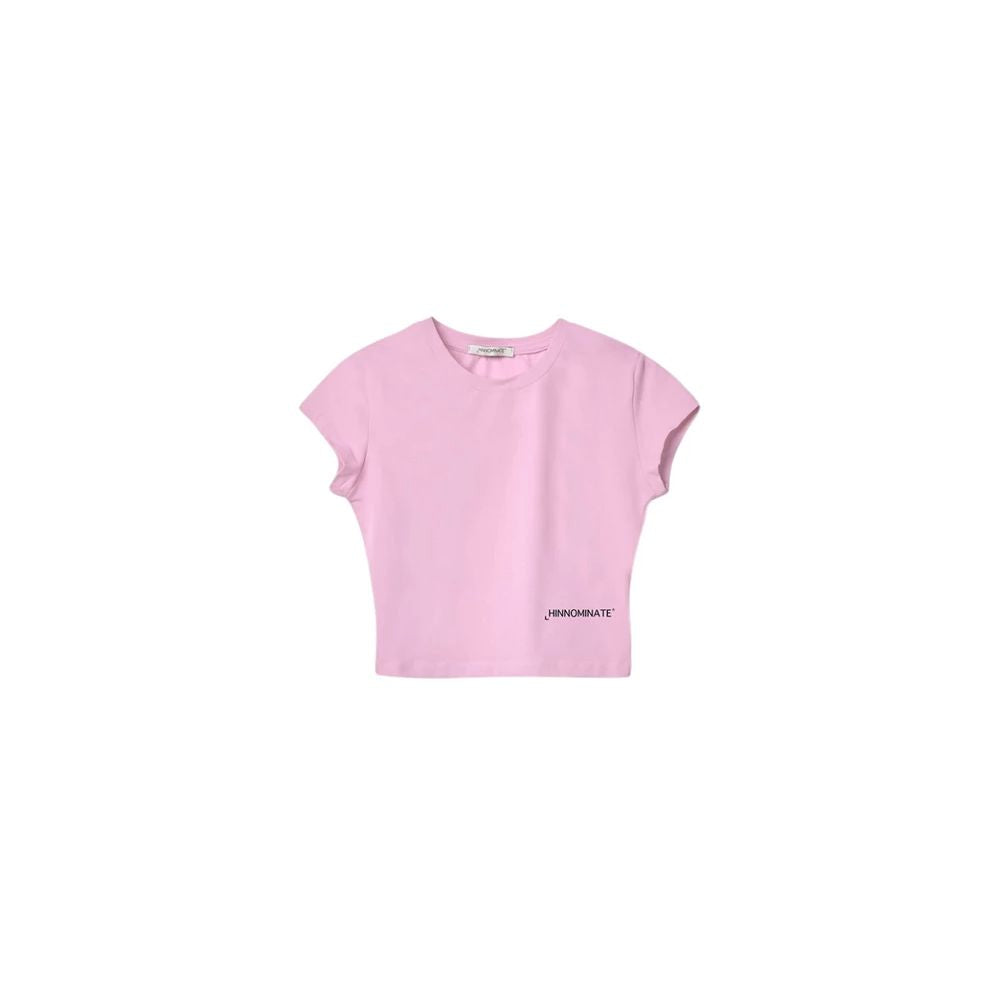 Hinnominate Pink Cotton Tops & T-Shirt HI-15603-S