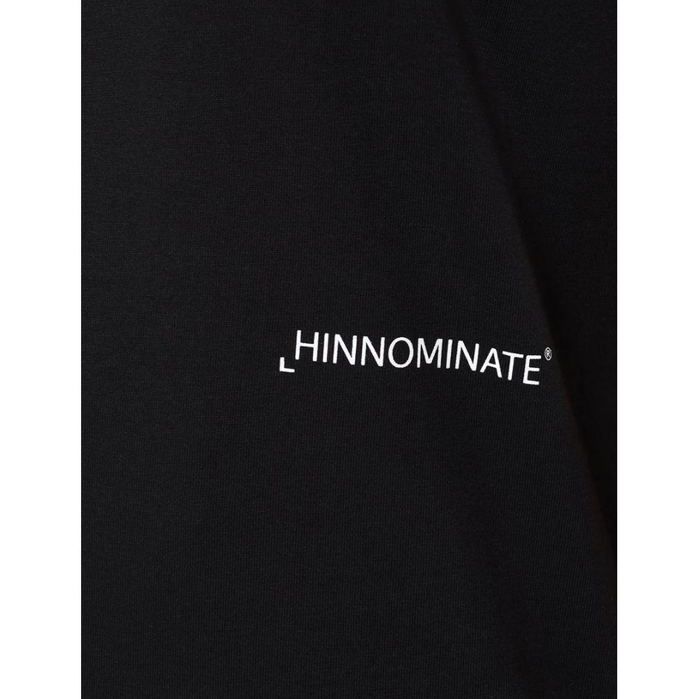 Hinnominate Black Cotton Tops & T-Shirt