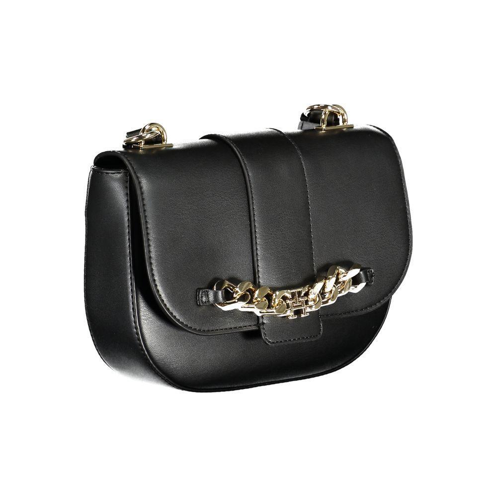 Tommy Hilfiger Black Polyethylene Handbag TO-27511