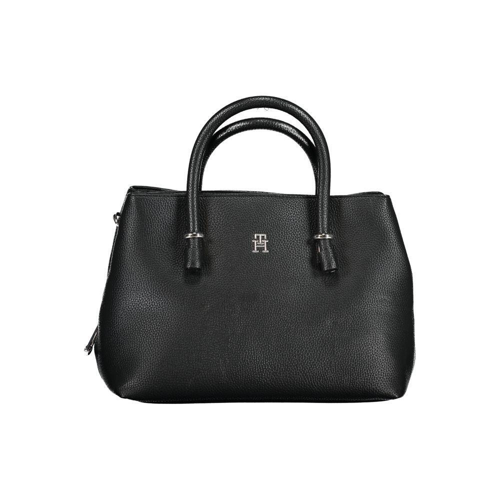 Tommy Hilfiger Black Polyethylene Handbag TO-27539