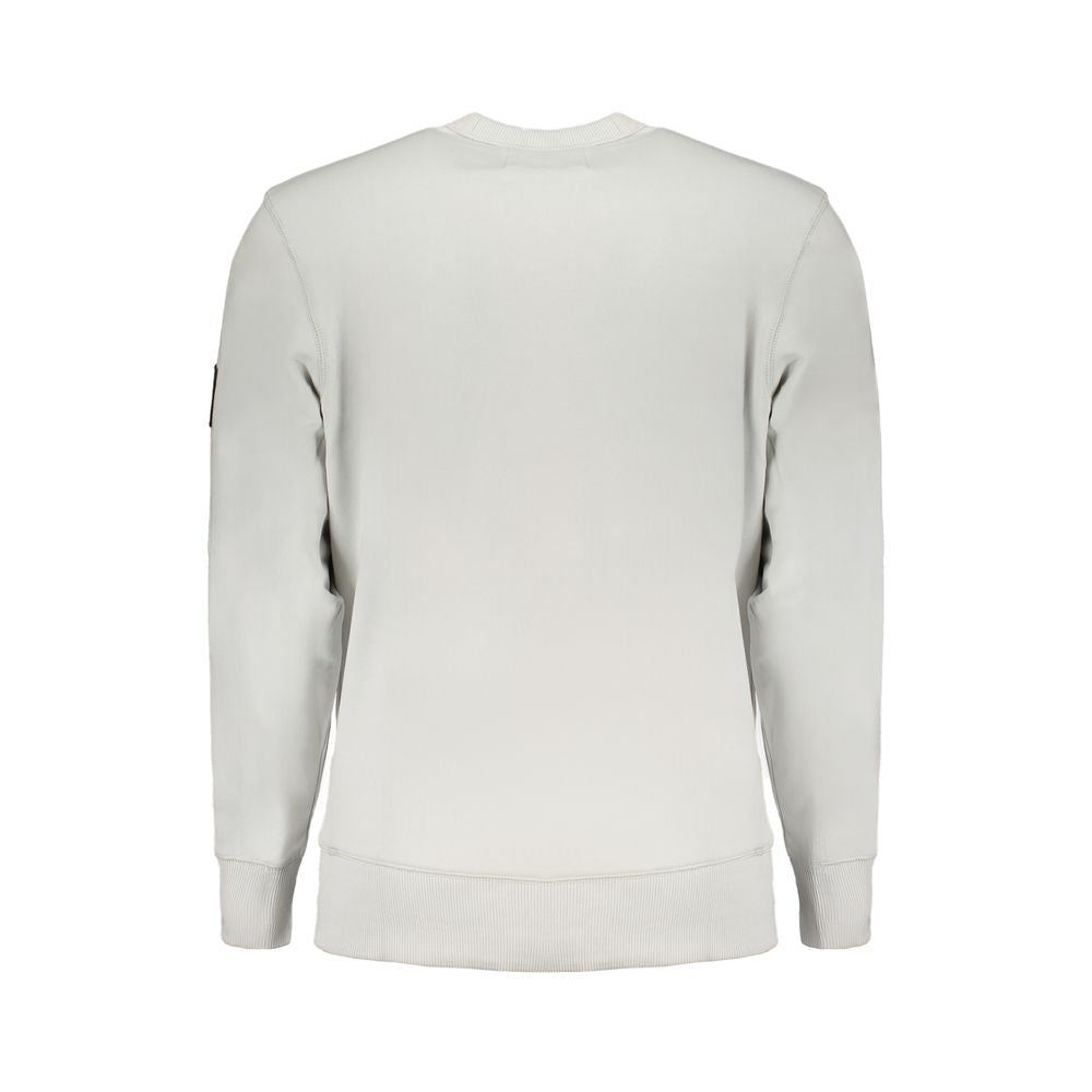 Calvin Klein Gray Cotton Sweater CA-29490-XXL