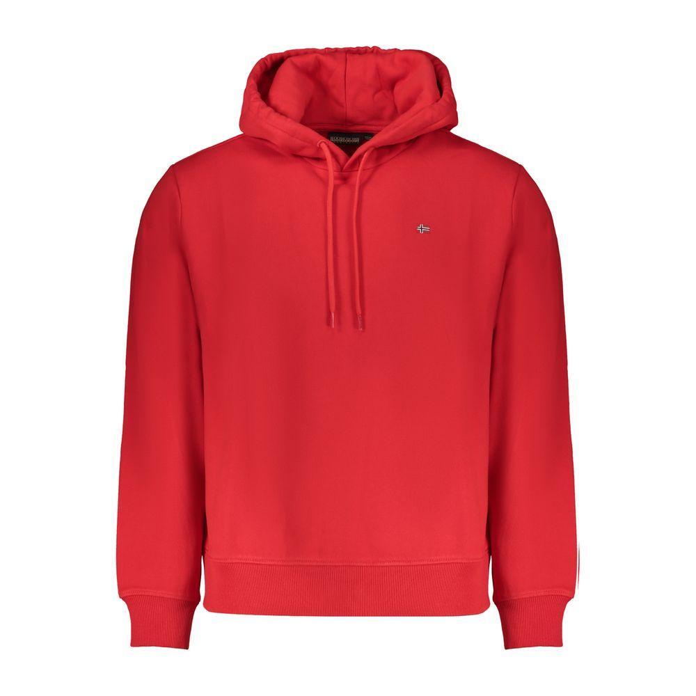 Napapijri Red Cotton Sweater NA-32145-XXL