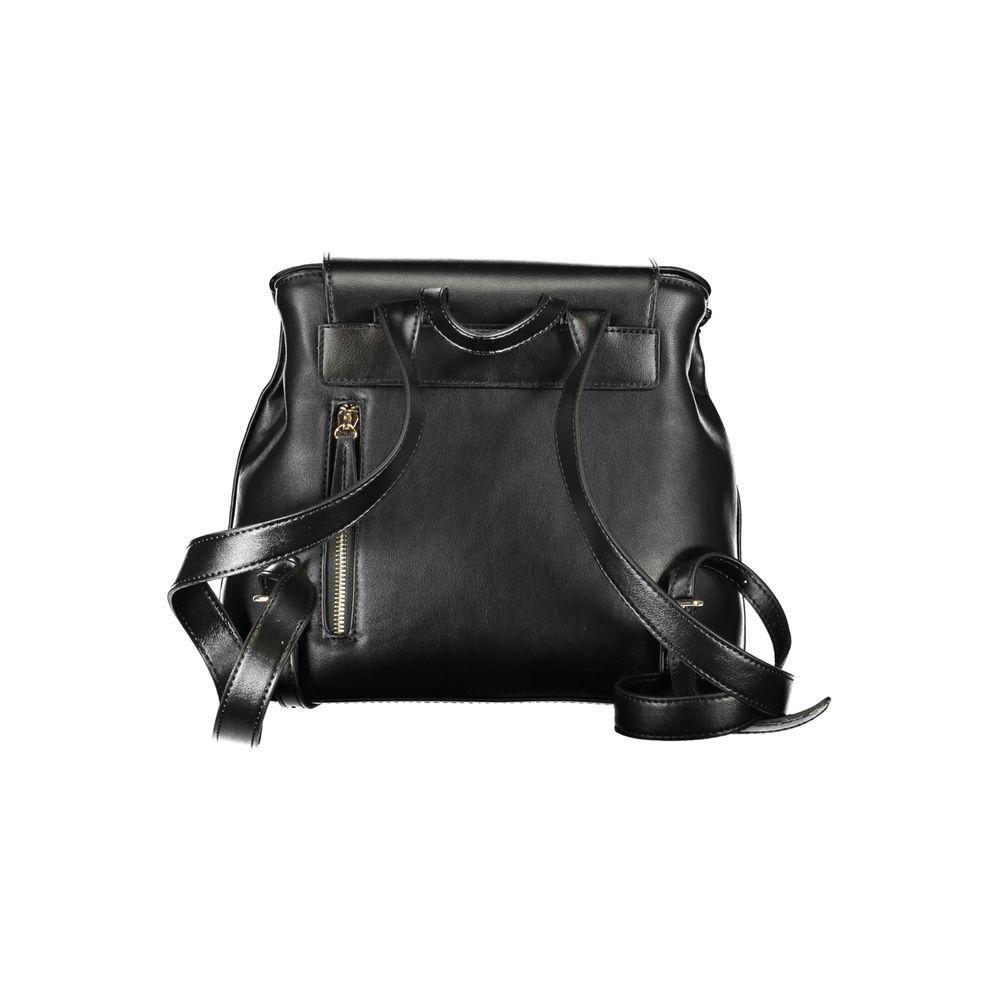 Mario Valentino Black Polyethylene Backpack VA-34691