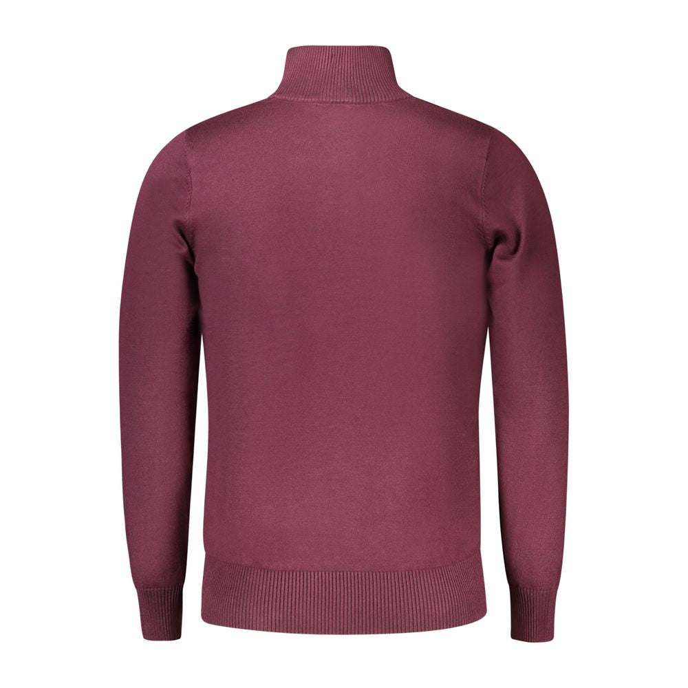 Coveri Moving Red Nylon Sweater CO-33043-M