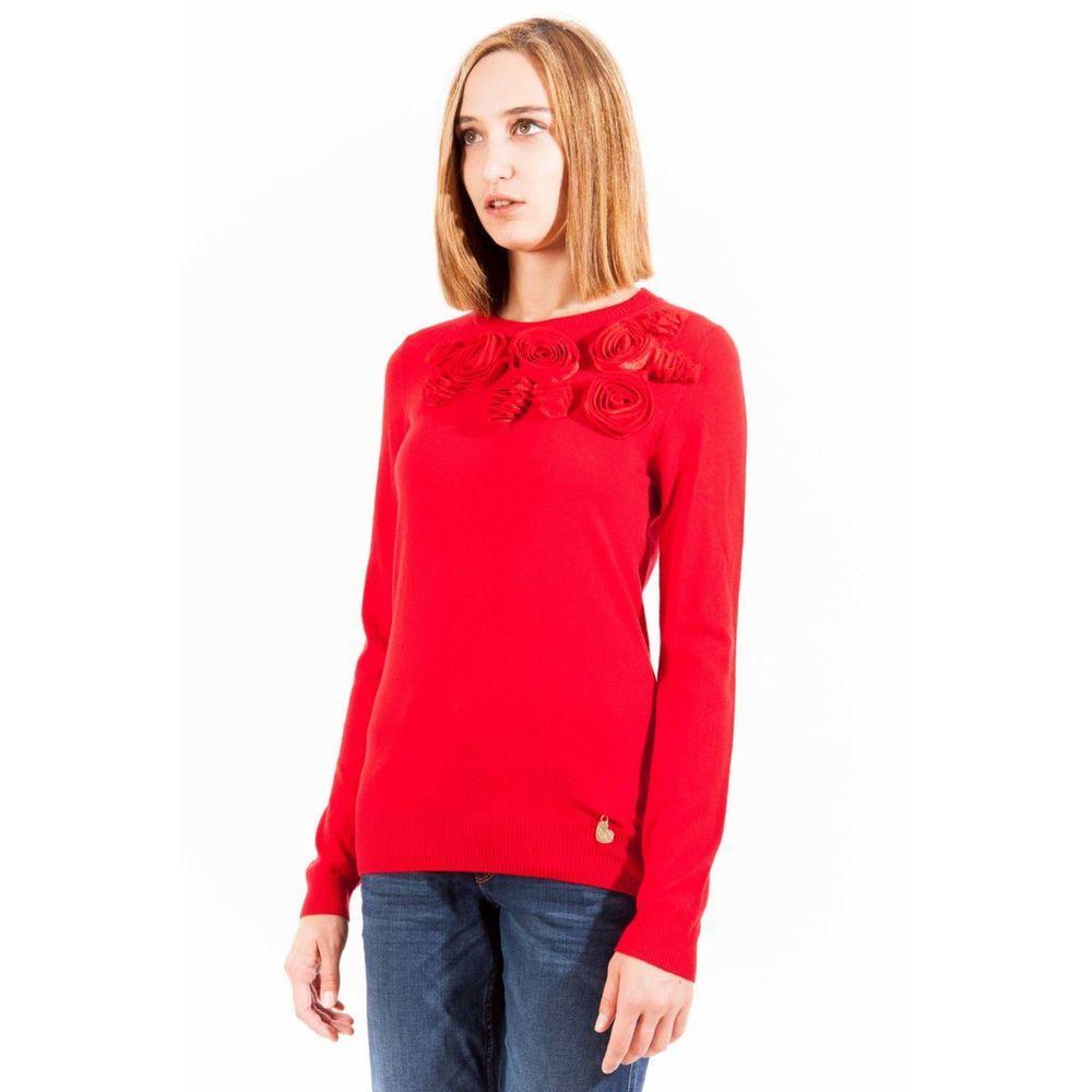 Love Moschino Red Polyester Sweater LO-2446-44