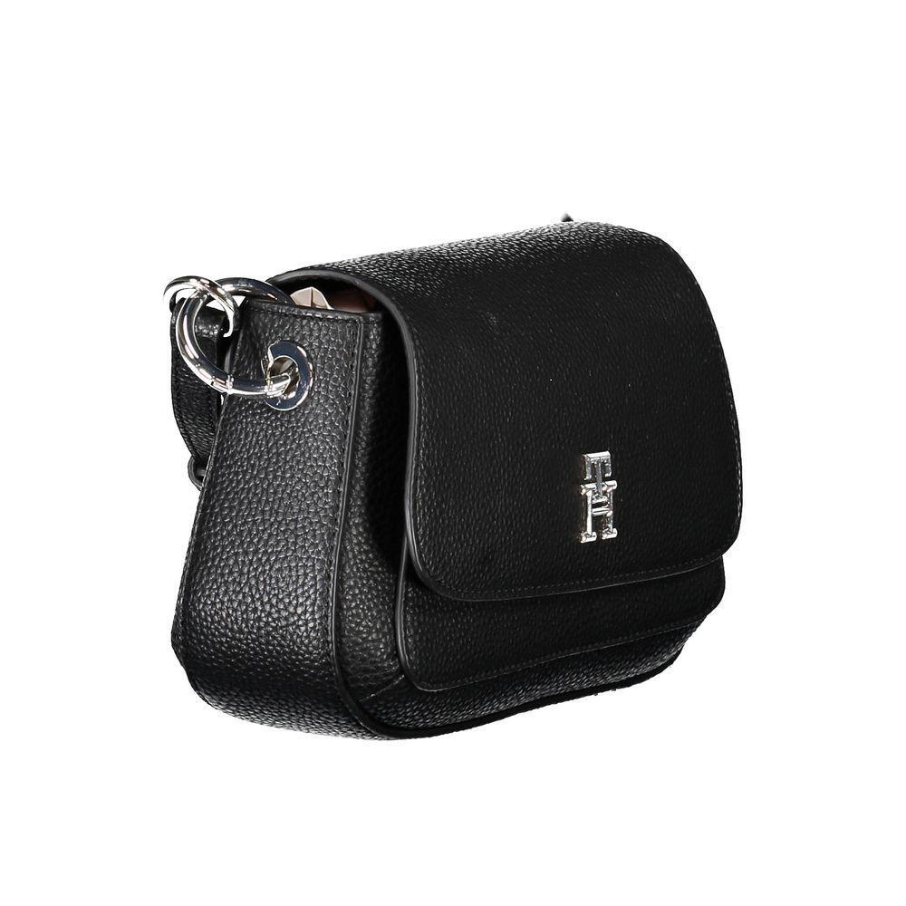 Tommy Hilfiger Black Polyethylene Handbag TO-20455