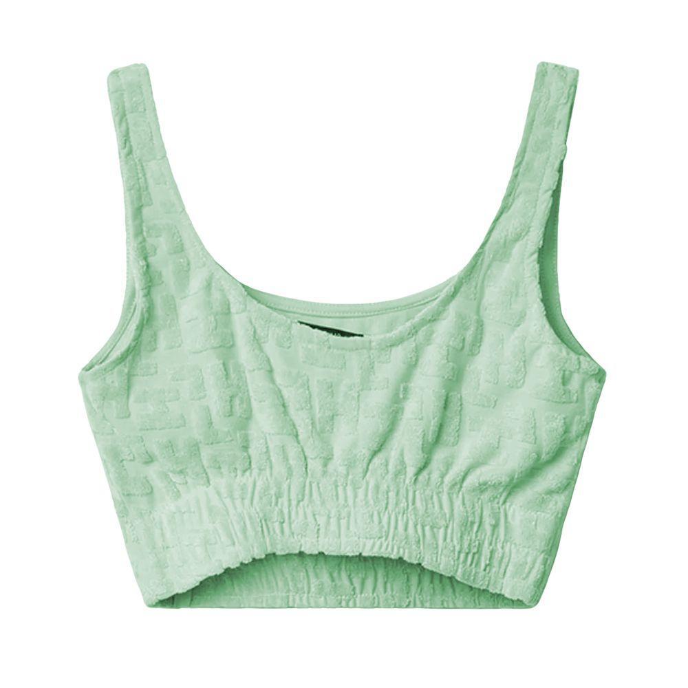 Hinnominate Green Cotton Tops & T-Shirt HI-15673-S