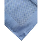 Dolce & Gabbana Light Blue Silk Square Men Foulard Scarf MS7532