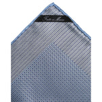 Dolce & Gabbana Light Blue Silk Square Men Foulard Scarf MS7532