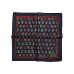 Dolce & Gabbana Multicolor Medals Square Foulard Scarf MS7545