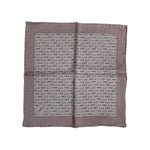 Dolce & Gabbana Brown Sea Horse Silk Square Foulard Scarf MS7548