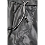 Dolce & Gabbana Gray Polyester Mid Waist Casual Bermuda Shorts