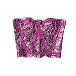Dolce & Gabbana Pink Bustier Sleeveless Corset Blouse Top