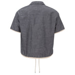 Armani Exchange Blue Cotton Shirt AR-398167320013770-M