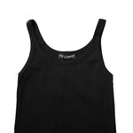 Dolce & Gabbana Black Cotton Sleeveless Round Neck Tank Top