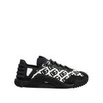 Dolce & Gabbana Black Logo Lace Up Low Top NS1 Sneakers Shoes