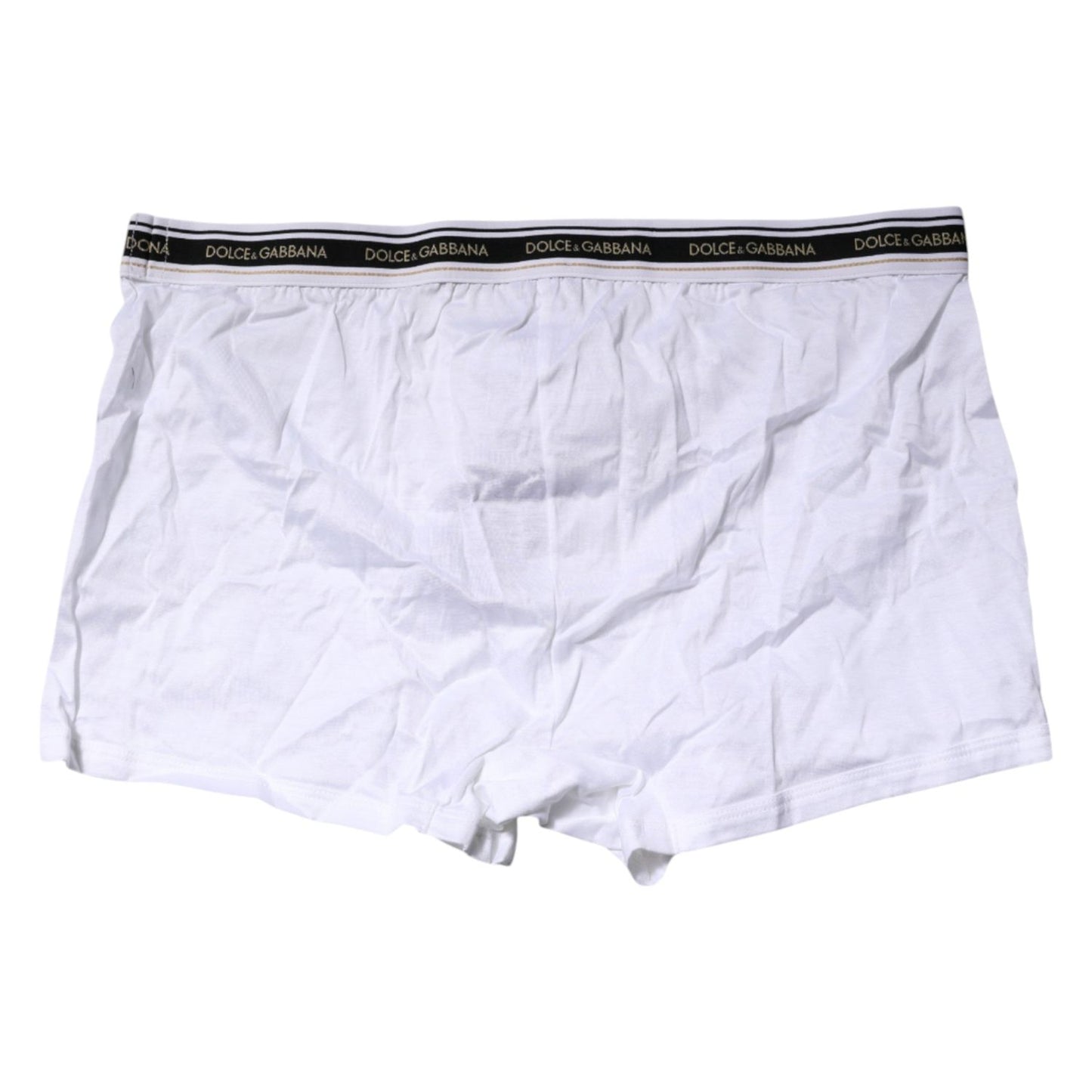 Dolce & Gabbana White Cotton Stretch Regular Boxer Underwear BIK1569-7
