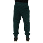 Dolce & Gabbana Green Logo Print Jogger Men Sweatpants Pants