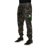 Dolce & Gabbana Brown Camouflage Cotton Men Jogger Pants