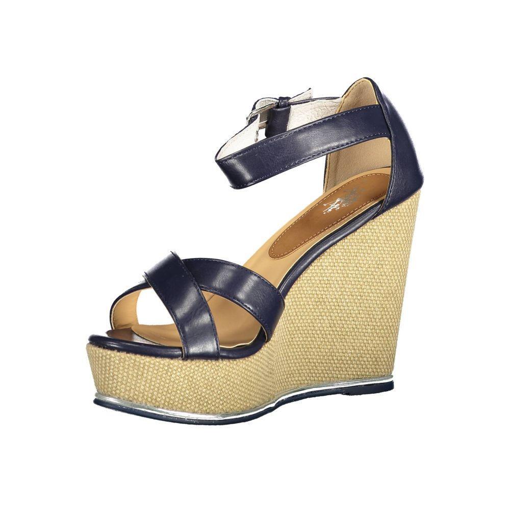 U.S. POLO ASSN. Blue Cotton Sandal US-13413-EU39/US9