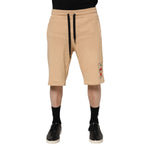 Dolce & Gabbana Yellow Cotton Men Bermuda Sweatshorts Shorts PAN76246-48