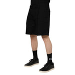 Dolce & Gabbana Black Cotton Knee Length Men Bermuda Shorts PAN76826-50