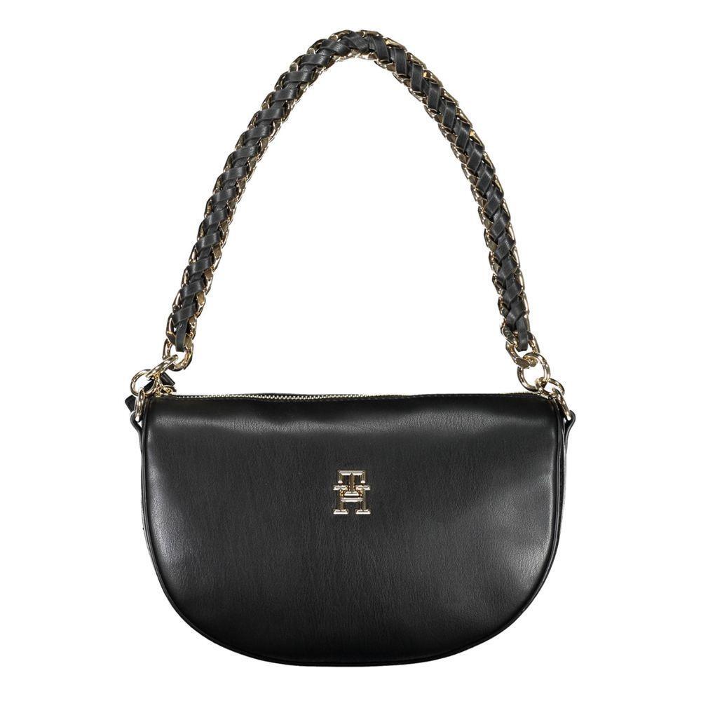 Tommy Hilfiger Black Polyethylene Handbag TO-26311