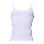 Dolce & Gabbana White Sleeveless Round Neck Men Tank T-shirt TSH906951-2