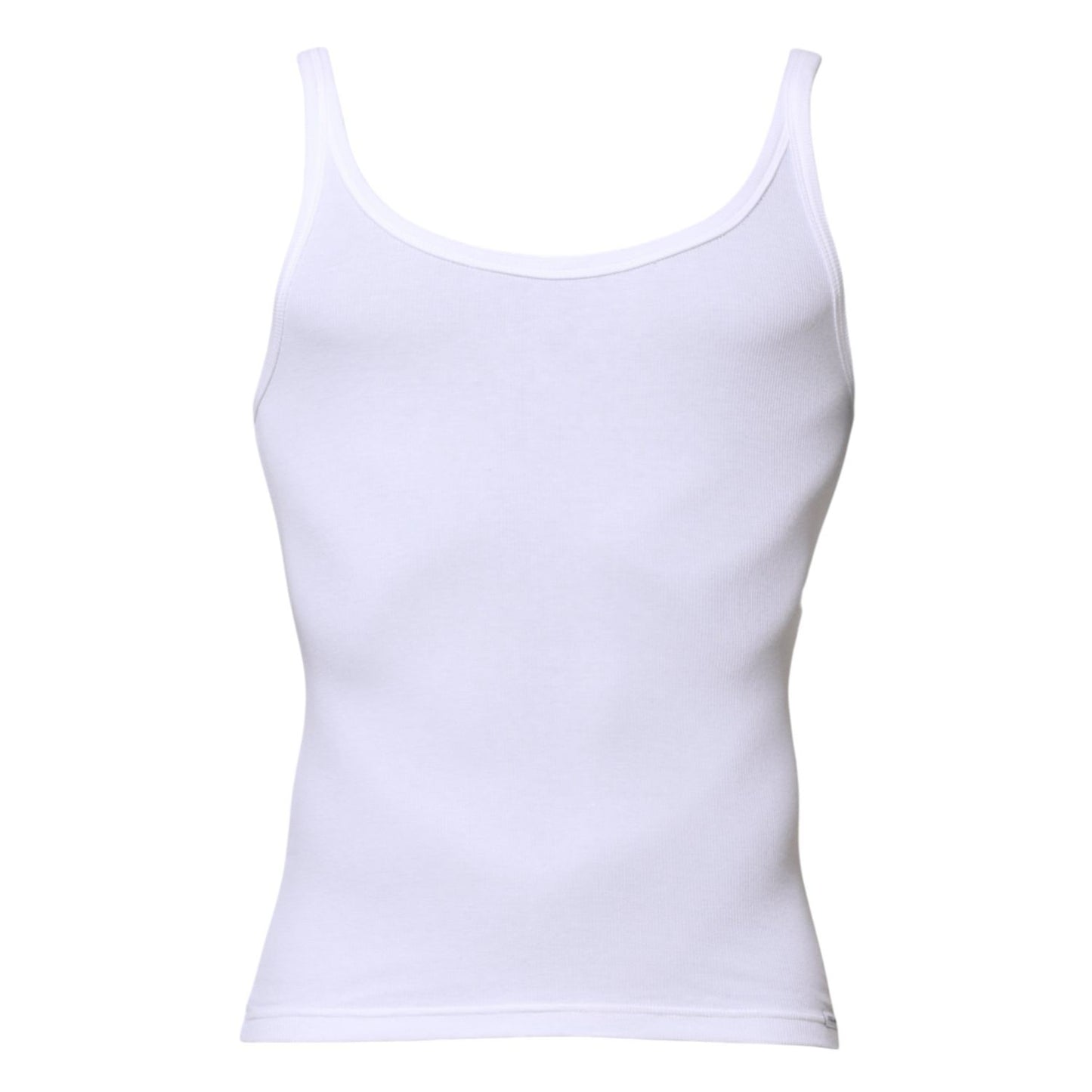Dolce & Gabbana White Sleeveless Round Neck Men Tank T-shirt TSH906951-2