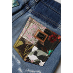 Dolce & Gabbana Blue Tattered High Waist Women Denim Jeans PAN75116-38