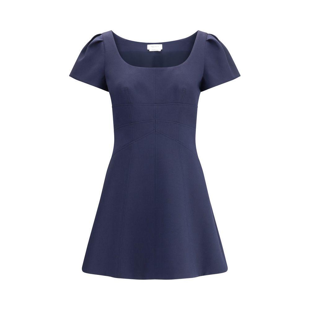 Alexander McQueen Short Dress with short gathered sleeves AL-841216QJAAA4100-IT42 | L