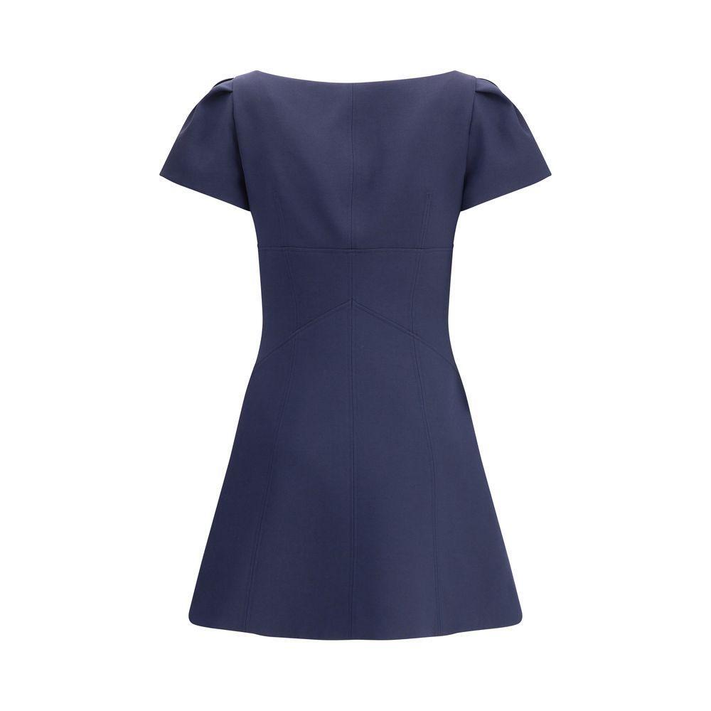 Alexander McQueen Short Dress with short gathered sleeves AL-841216QJAAA4100-IT42 | L