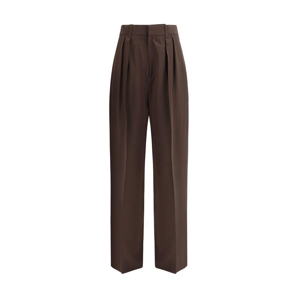 Petar Petrov Silk Pants PE-S25P7DARKBROWN-IT36 | XS
