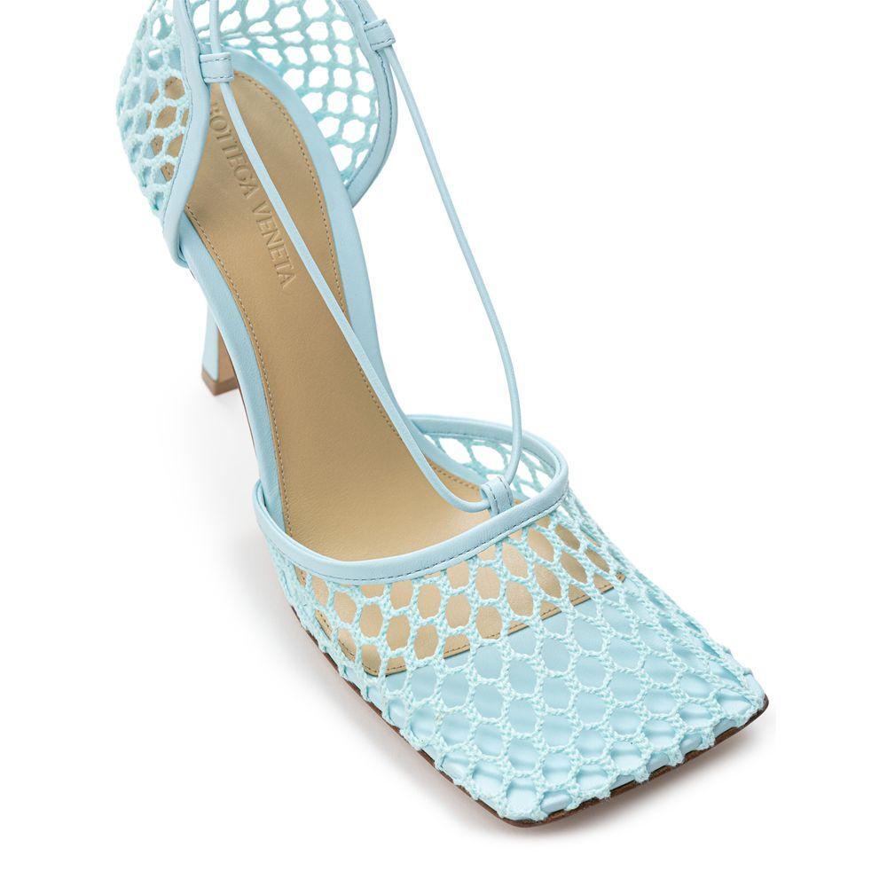 Bottega Veneta Blue Fabric And Leather Sandal BO-935520051436-EU39.5/US9.5