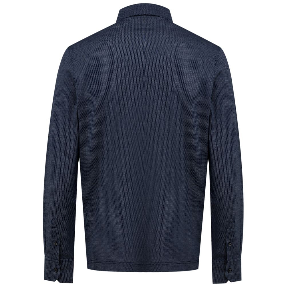 Canali Blue Cotton Shirt CA-8502673-IT50 | L
