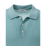 Gran Sasso Blue Cotton Polo Shirt GR-942420051436-IT50 | L