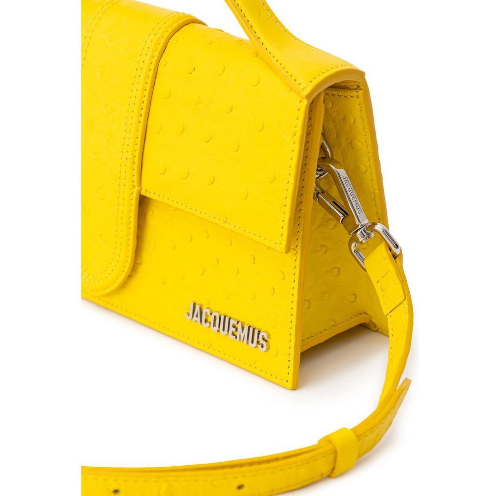 Jacquemus Yellow Leather Handbag
