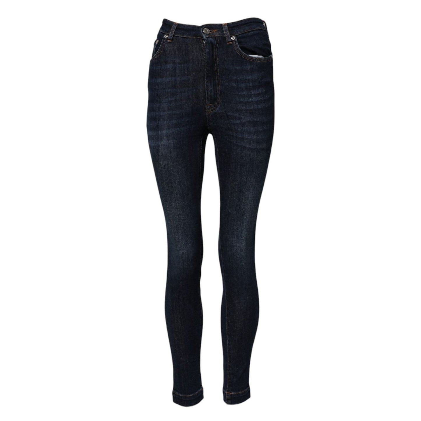 Dolce & Gabbana Blue GRACE High Waist Skinny Denim Jeans PAN76094-36