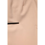 Dolce & Gabbana Beige Polyester Mid Waist Tapered Pants PAN76144-40