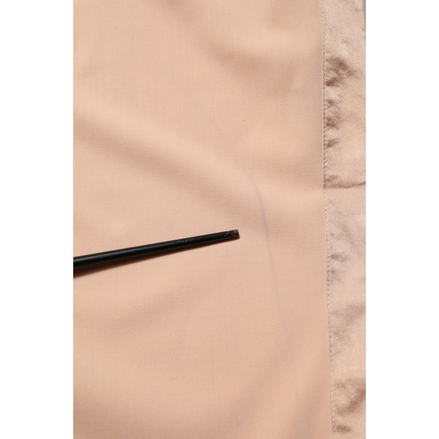 Dolce & Gabbana Beige Polyester Mid Waist Tapered Pants PAN76144-40