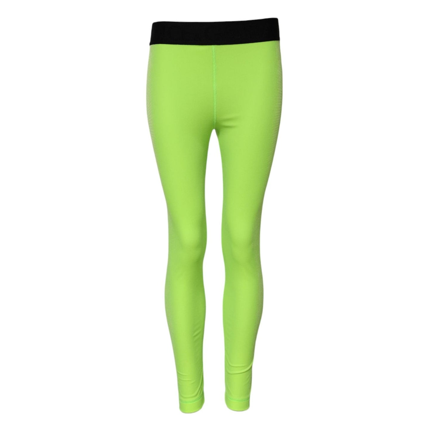 Dolce & Gabbana Green Nylon Slim Fit Leggings Pants PAN76255-40
