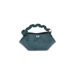 Ganni Bou mini crocodile patent leather Handbag GAA6748774BB