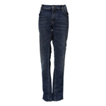 Dolce & Gabbana Blue Cotton Mid Waisted Straight Denim Jeans PAN76404-56
