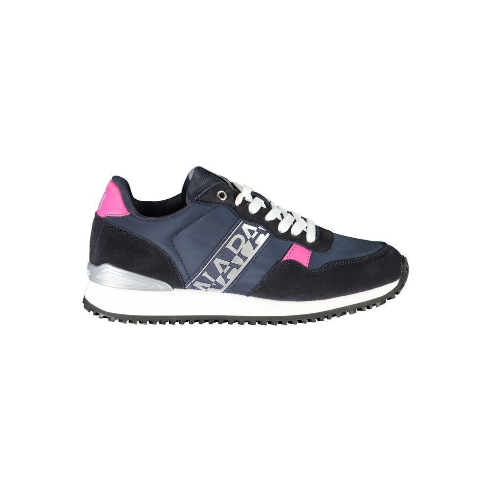 Napapijri Blue Polyester Sneaker NA-23089-EU42/US12